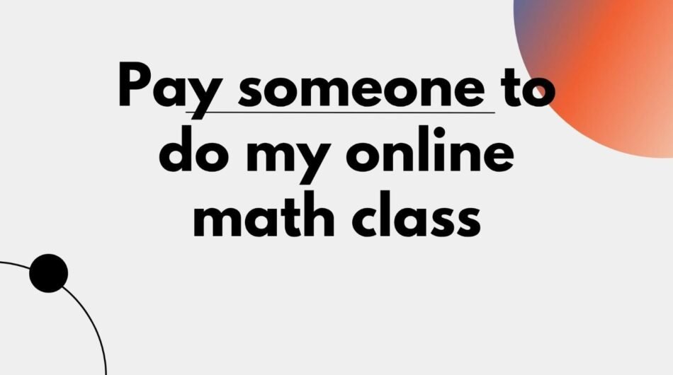 Take my online math class
