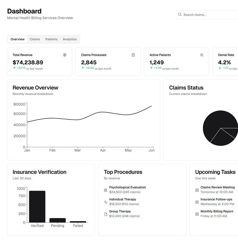 Mental Health Billing Services