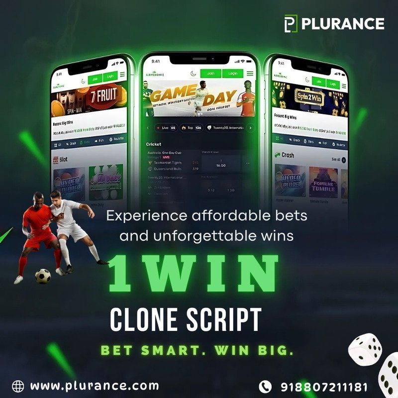 Build a Revenue-Optimized Sportsbook Platform with Plurance’s 1Win Clone Script
