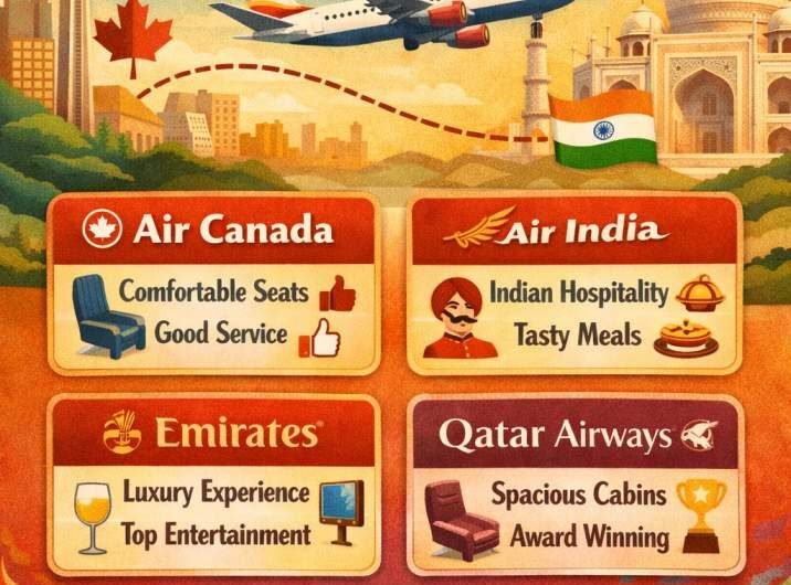 Best-airlines-for-Canada-to-India-flights
