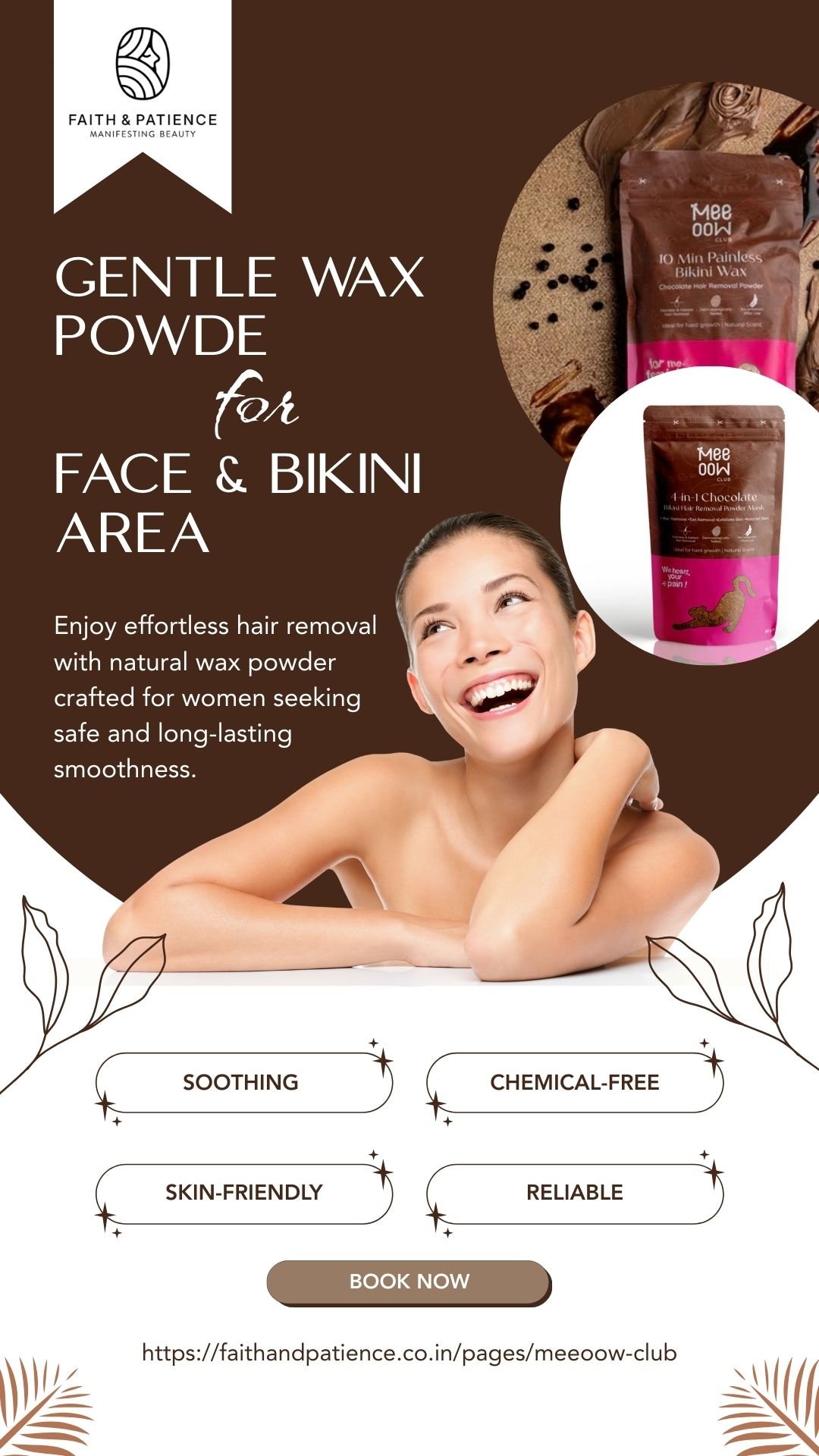 Gentle Wax Powder for Face & Bikini Area