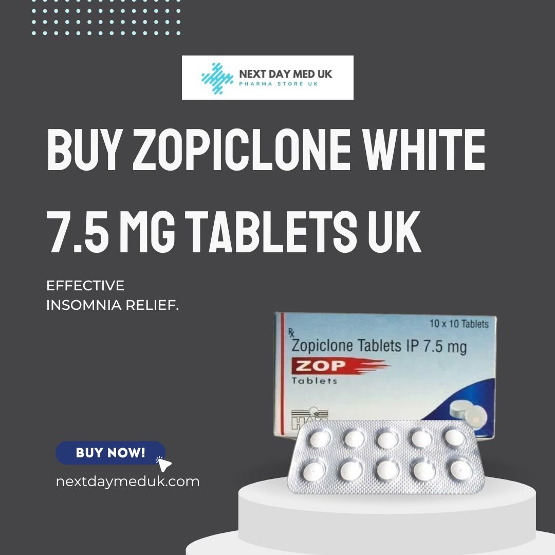 Zopiclone White Tablet In London