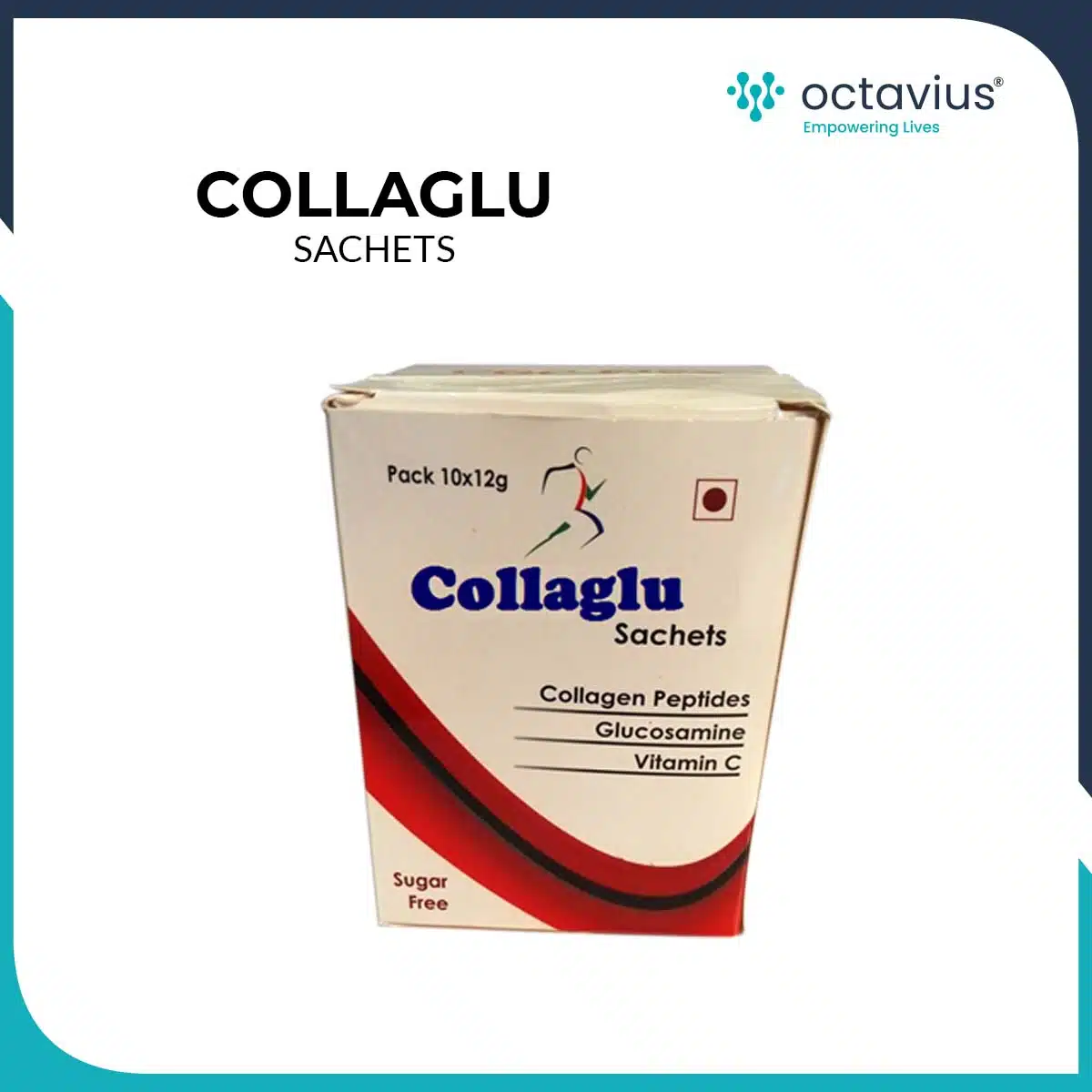 Collaglu Sachet: Collagen Supplement & Glucosamine sachet for Joint Pain Relief