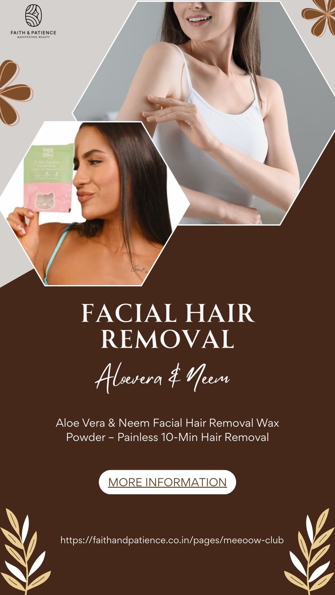 Wax for Face Hair Removal | Gentle Care by Faith and Patience