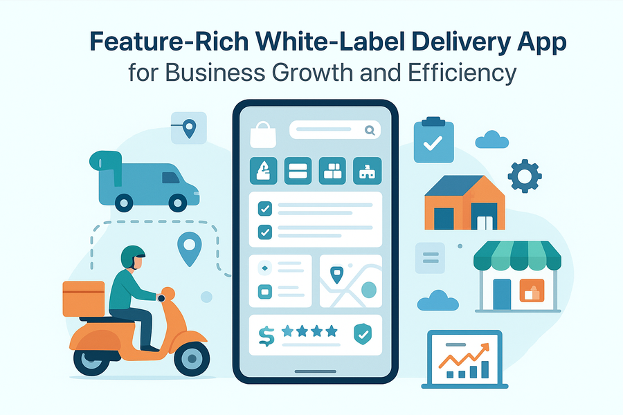 Feature Rich White-Label Delivery App for Business Growth and Efficiency
