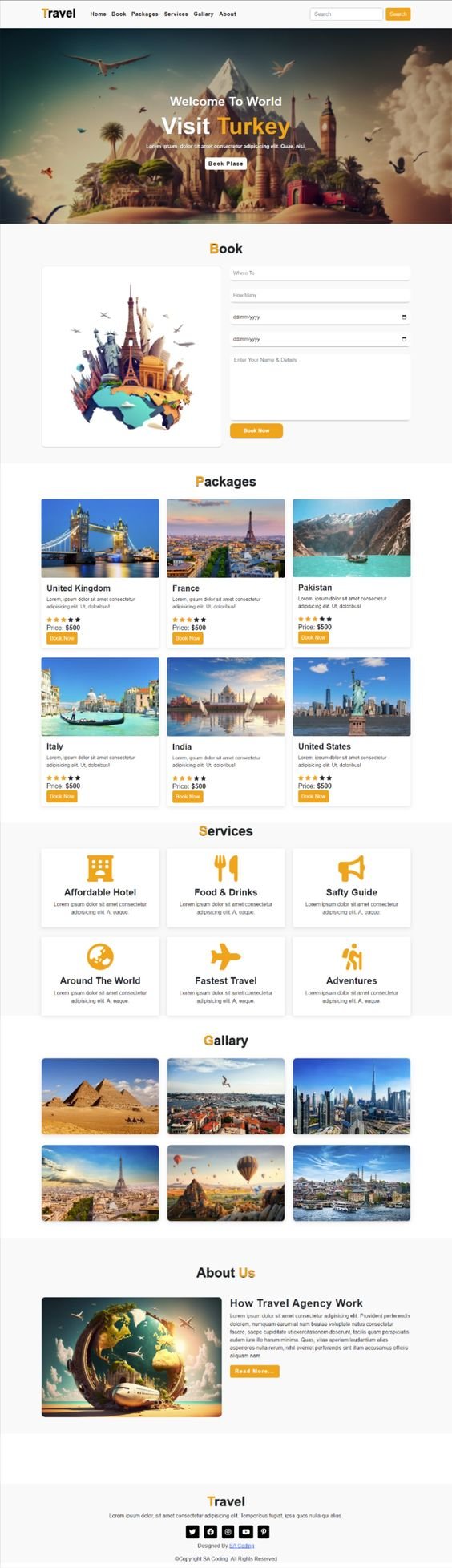 I will build responsive wordpress website design