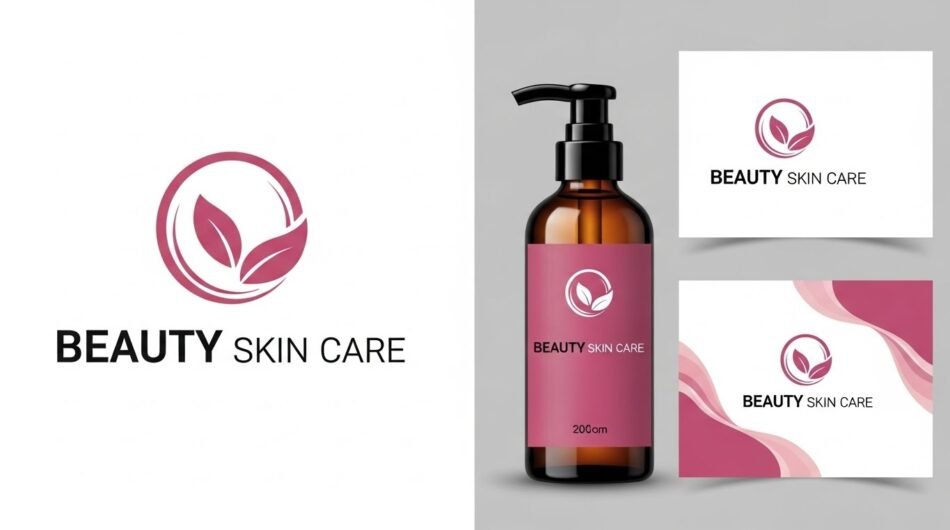 I Will Design Beauty Skin Care Logo and Product Label
