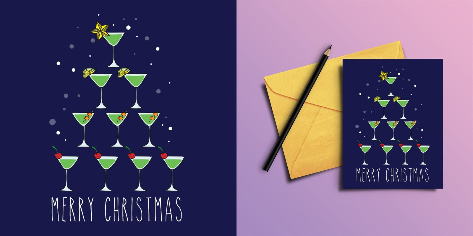 I will design amazing christmas, greeting or holiday card