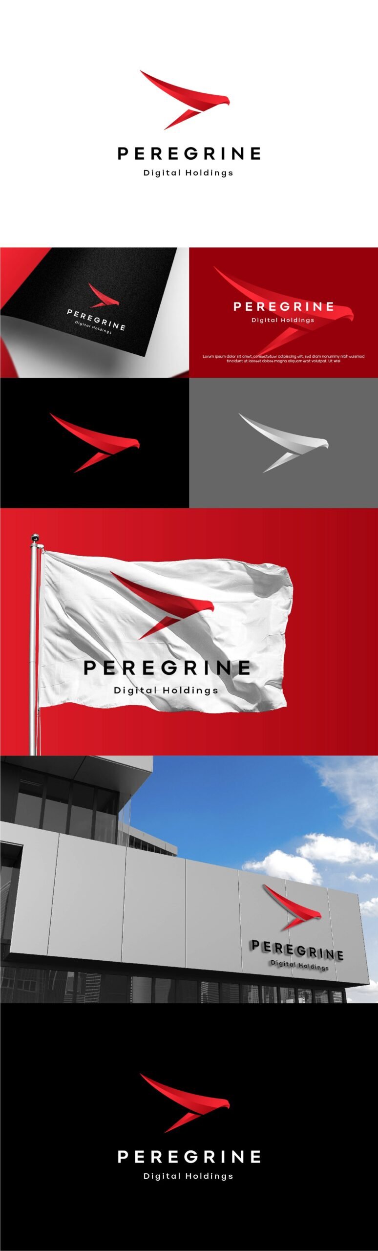 I will design digital agency logo company brand