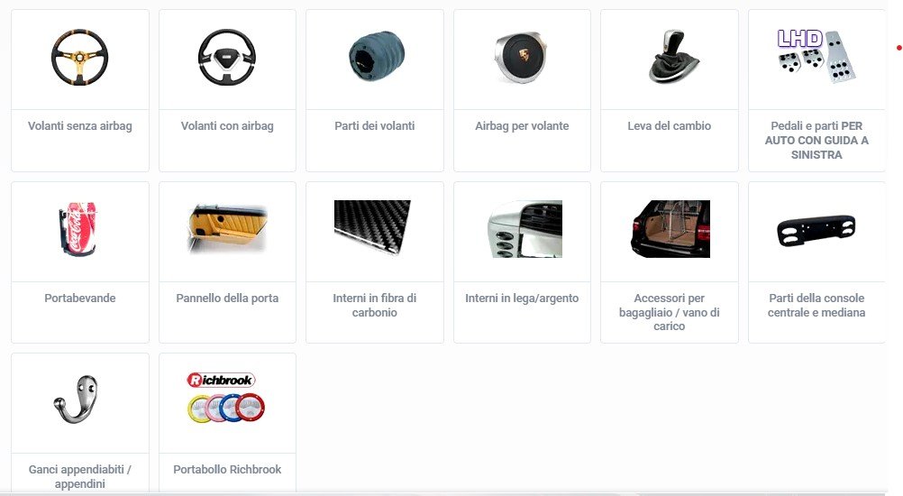 Interni e Accessori Porsche