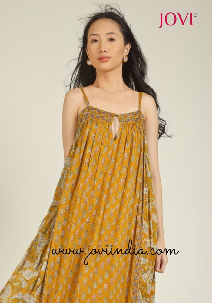 Elegant Everyday Cotton Long Maxi Dresses | JOVI India