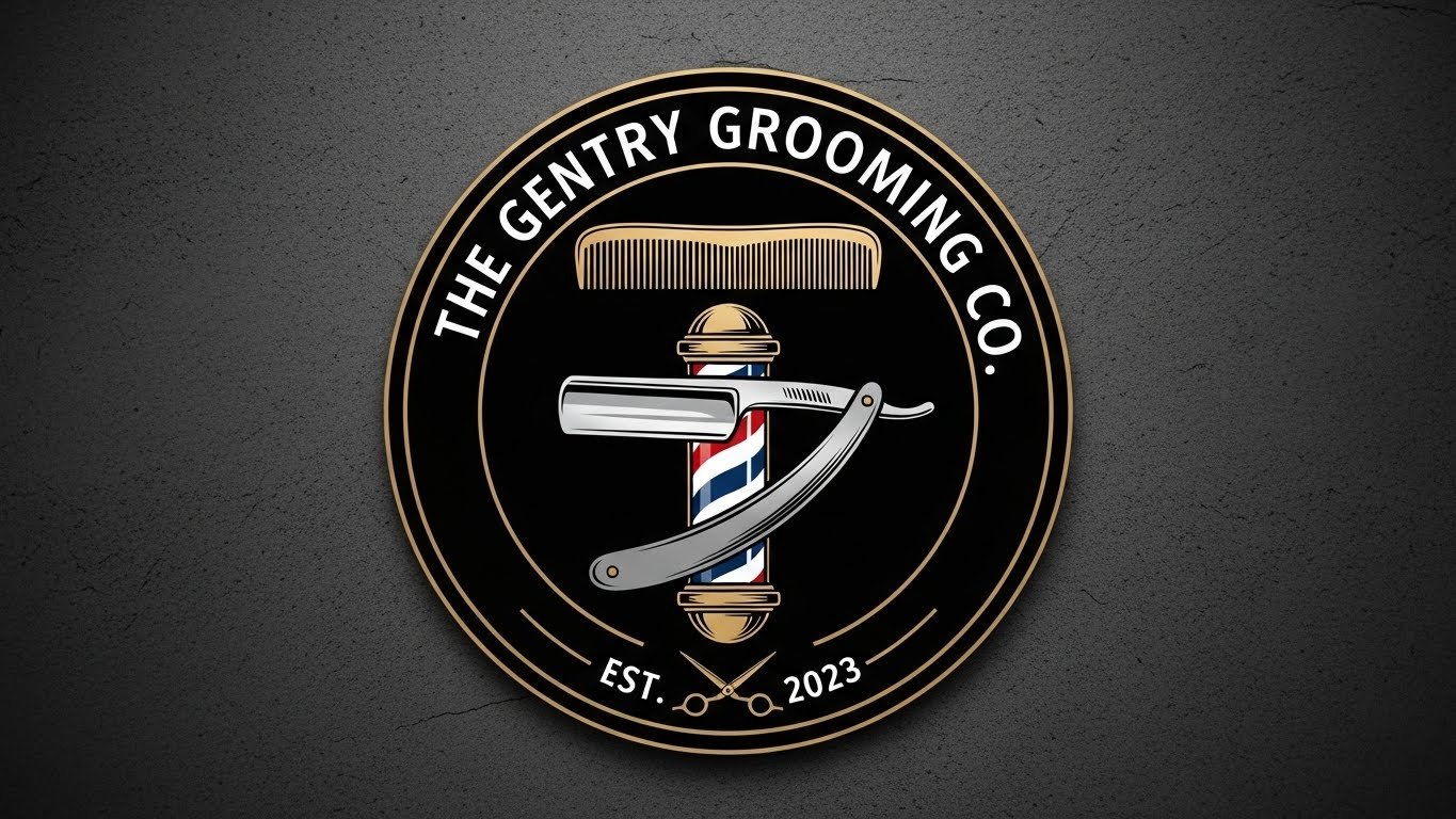 I well Outstanding Barber Shop Logo Design Professional Barber Branding