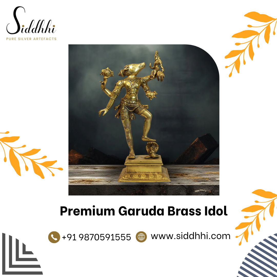 Buy Premium Garuda Brass Idol Statue Online