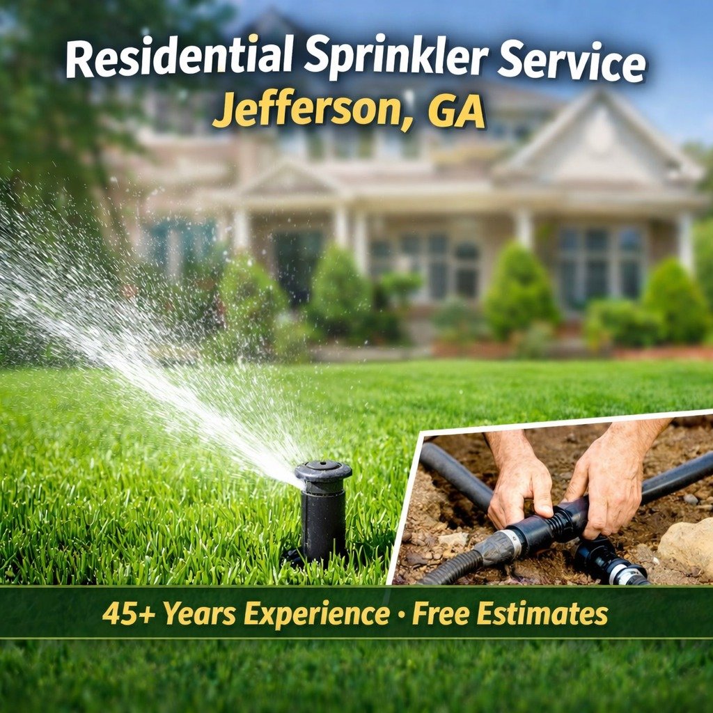Residential Sprinkler Service Jefferson GA