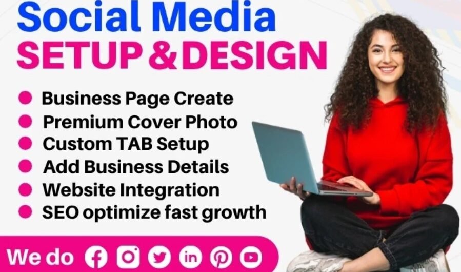 I will create and set up facebook business page, instagram, and all social media