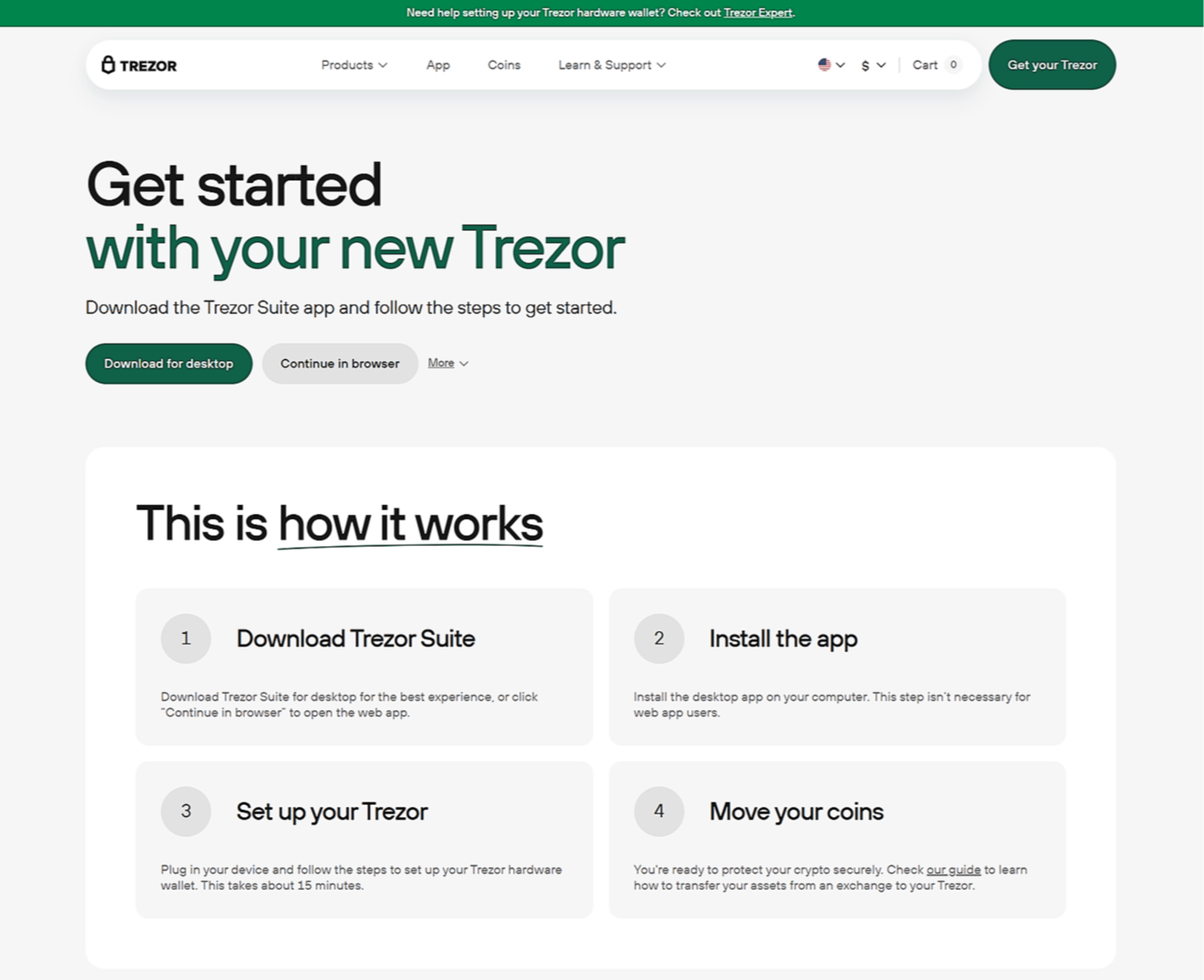 Trezor.io/Start – Download Trezor Suite App | Official Site®