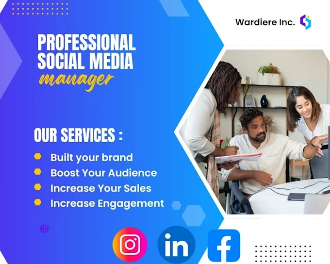 I will be your social media marketing manager and content creator