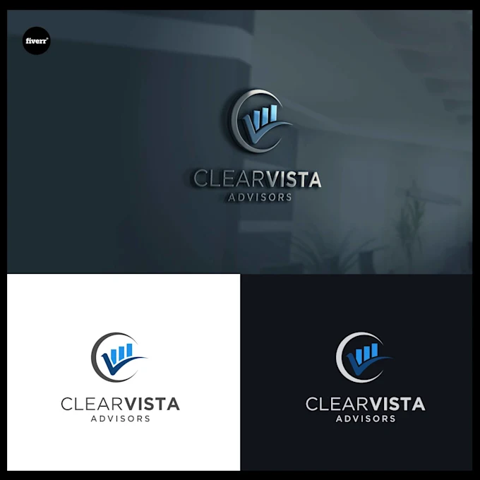 I will design a modern finance, marketing, and consulting business logo