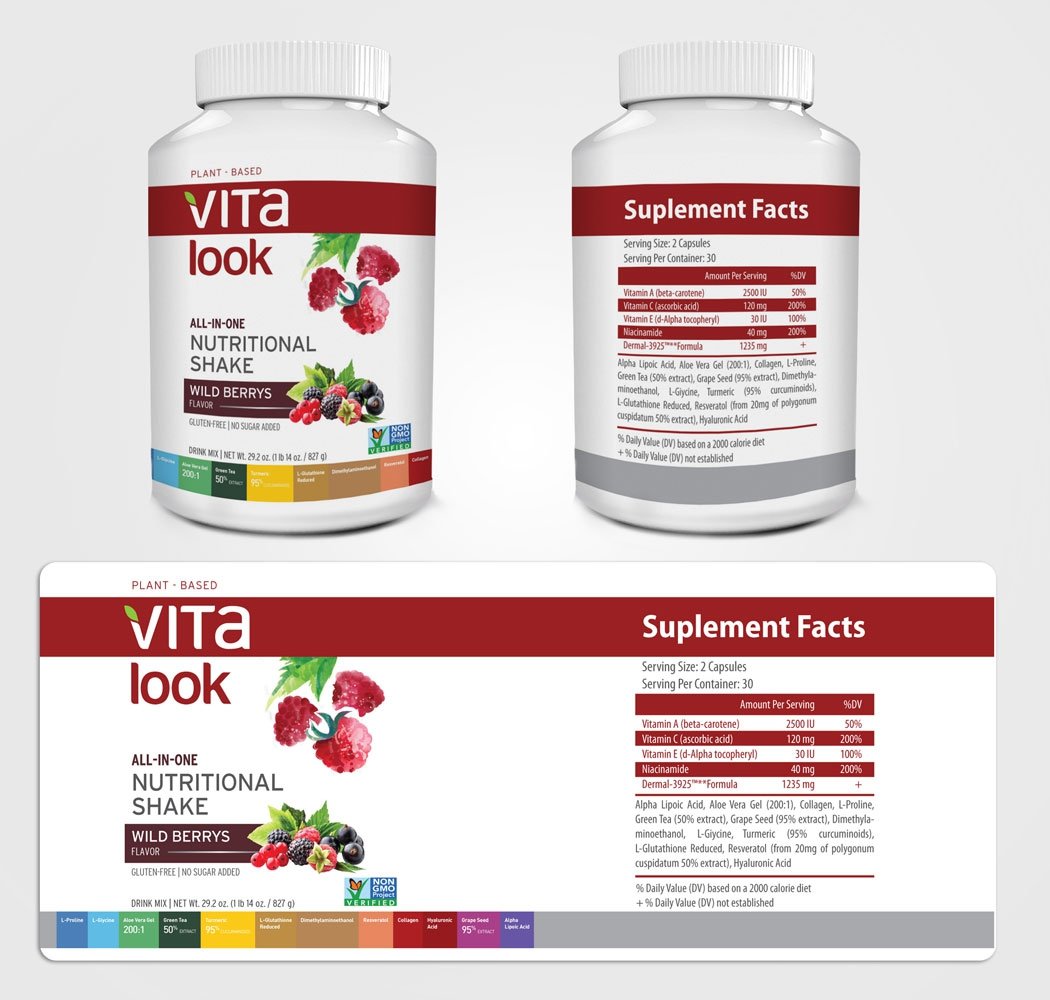 I Will Design Professional, Eye-Catching & Compliant Supplement Labels
