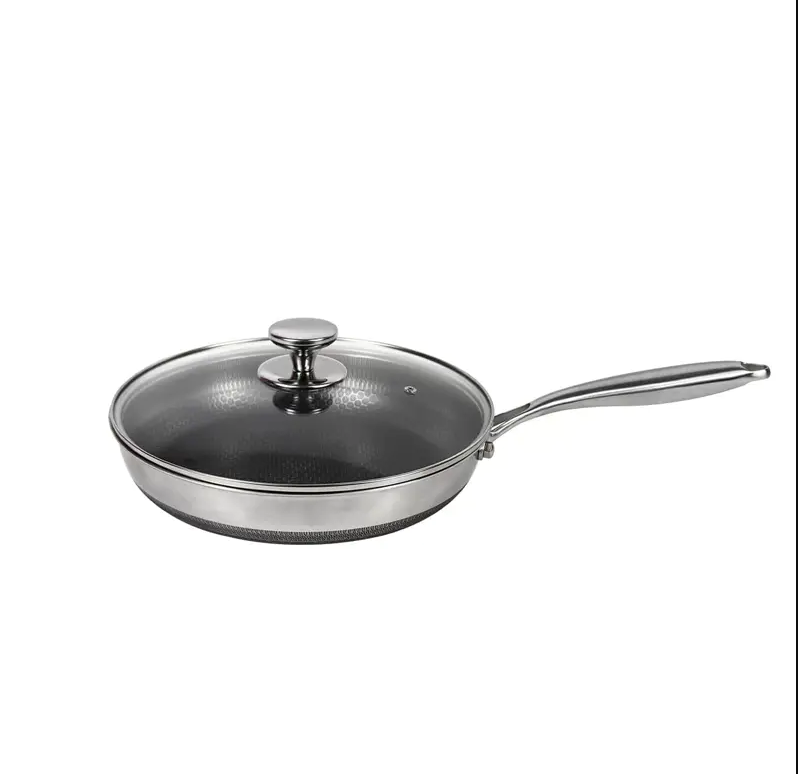 Induction-Ready Stainless Steel Nonstick Frying Skillet