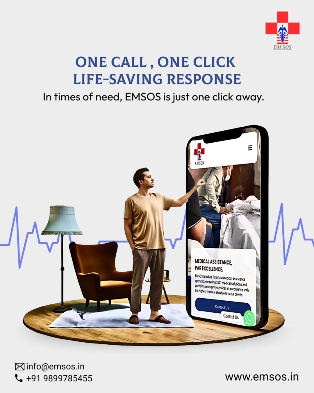 EMSOS: Premier Air Ambulance Service in India for Emergency & ICU Transfers