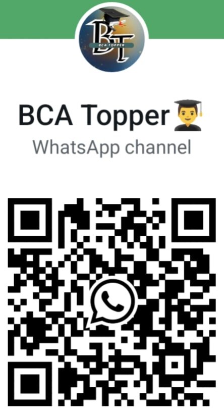 Bca 1st Sem Notes Pdf- BCATopperNotes