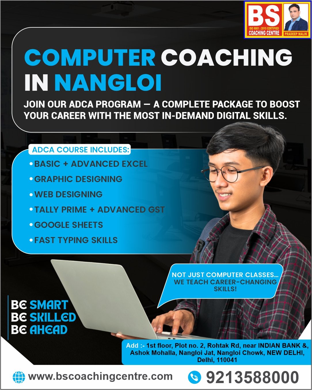 Computer Coaching in Nangloi, Computer Institute in Nangloi