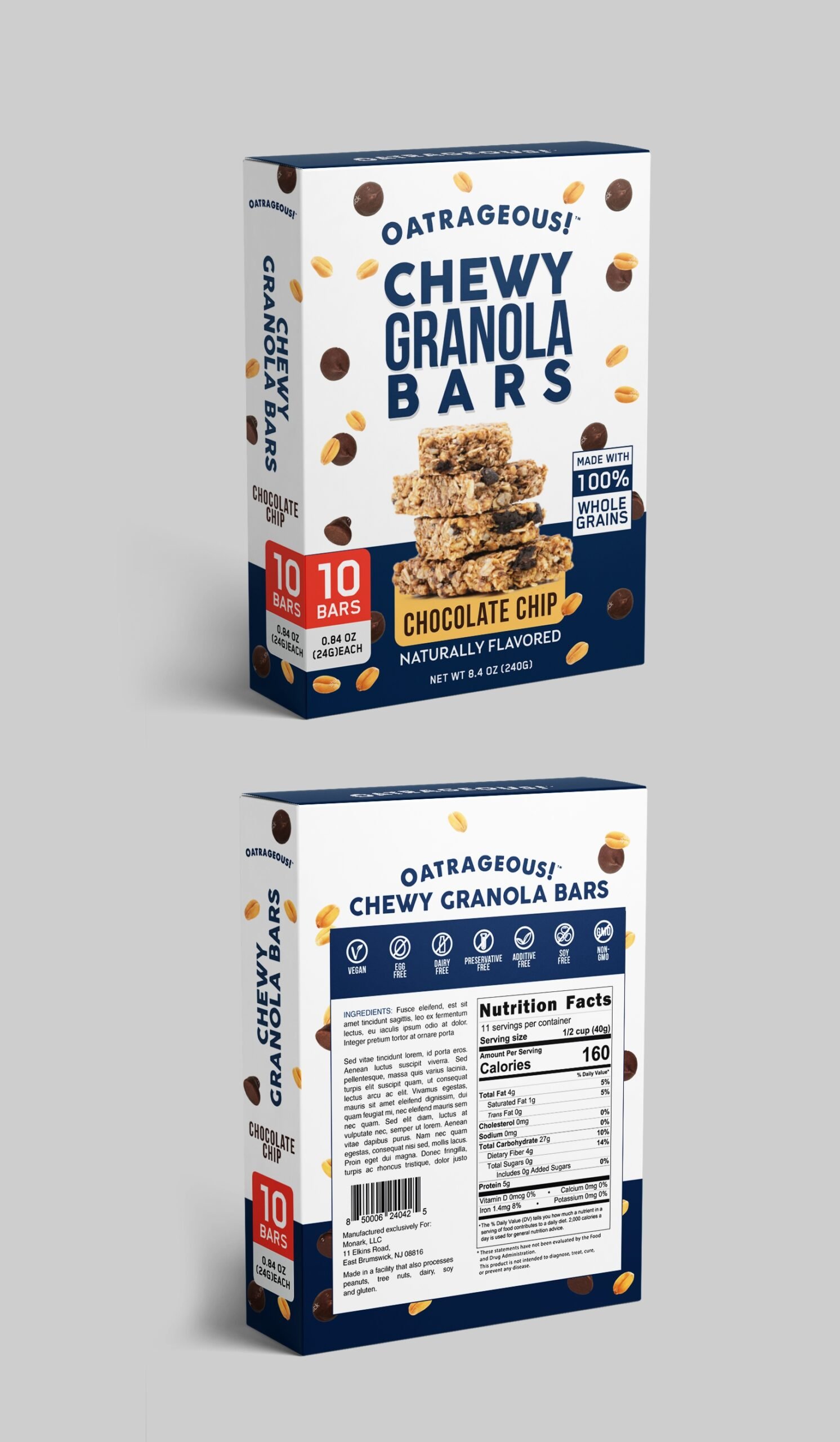 I will do modern food product packaging label design