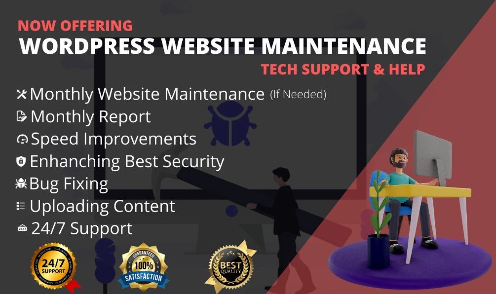 I Will Provide WordPress Maintenance and Support for Your Website