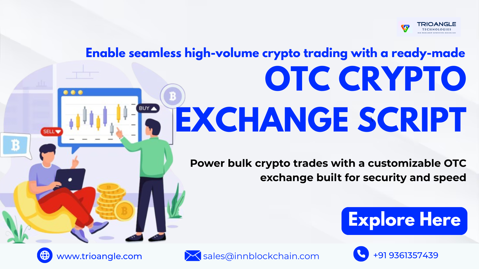 Custom OTC Crypto Exchange Script for Businesses