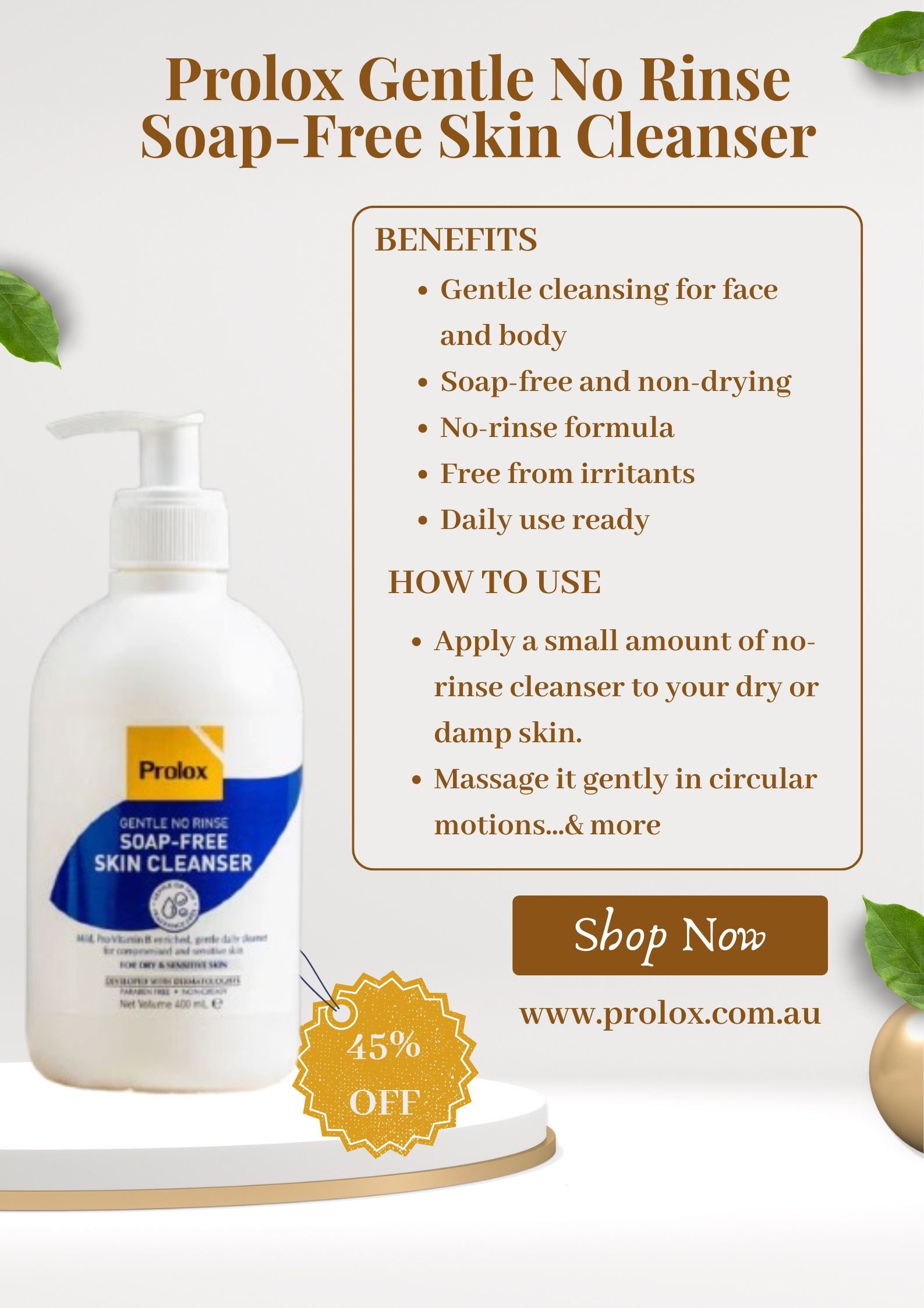 Looking for a Non Soap Cleanser? Try Prolox