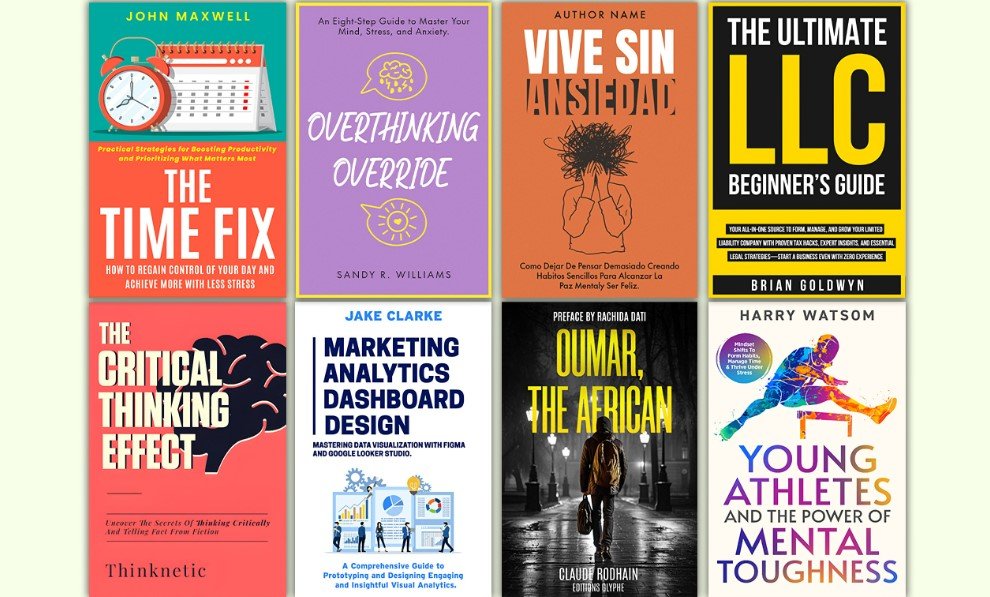 I will do non fiction book cover, kindle book cover, minimalist book cover desig