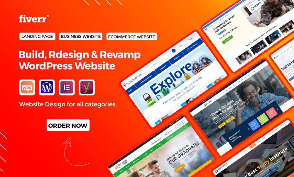 I will be your wordpress developer, website designer, and create business websit