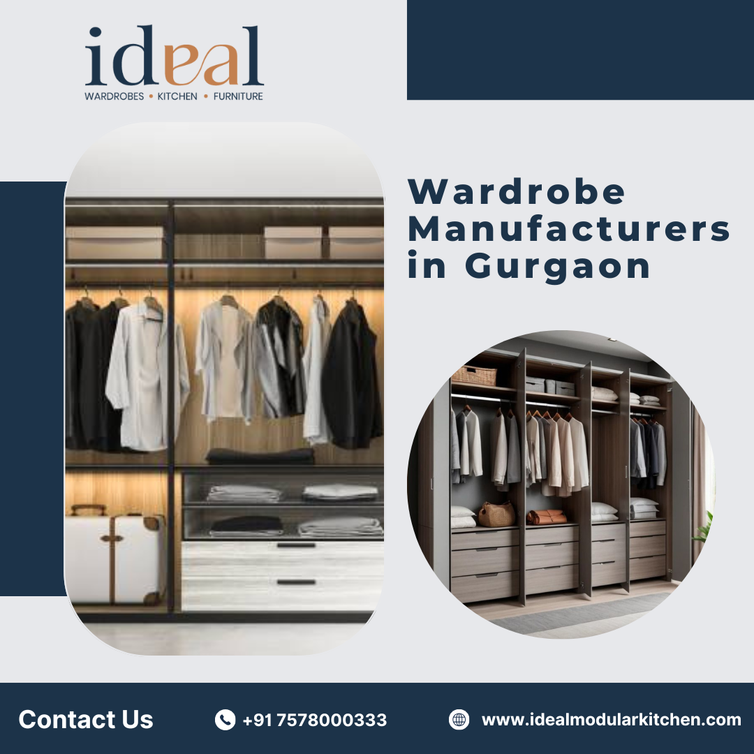 Top Wardrobe Manufacturers in Gurgaon | Ideal Modular Kitchen