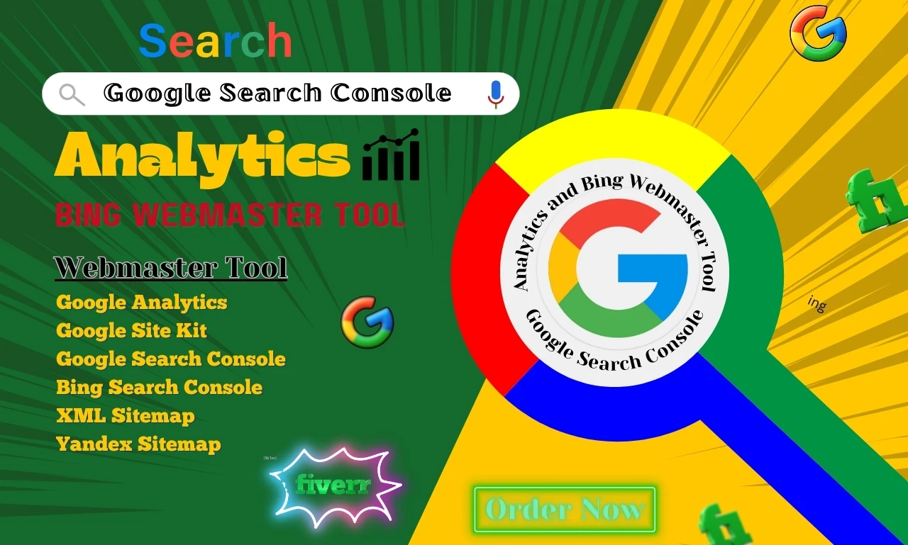 I Will Update Google Search Console, Analytics, and Bing Webmaster Tools for Yo