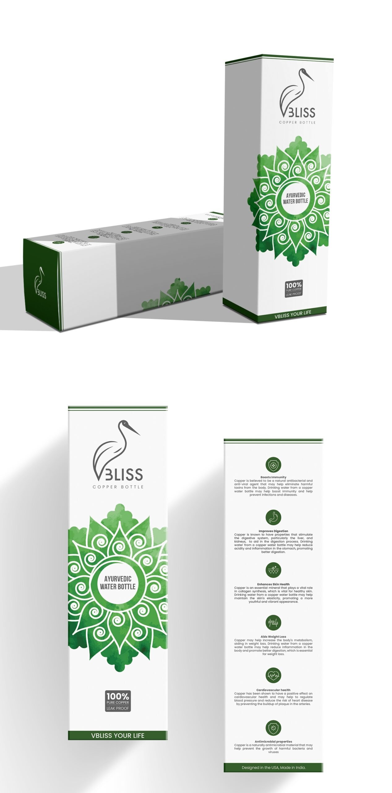 I will made premium product packaging and bottle label design