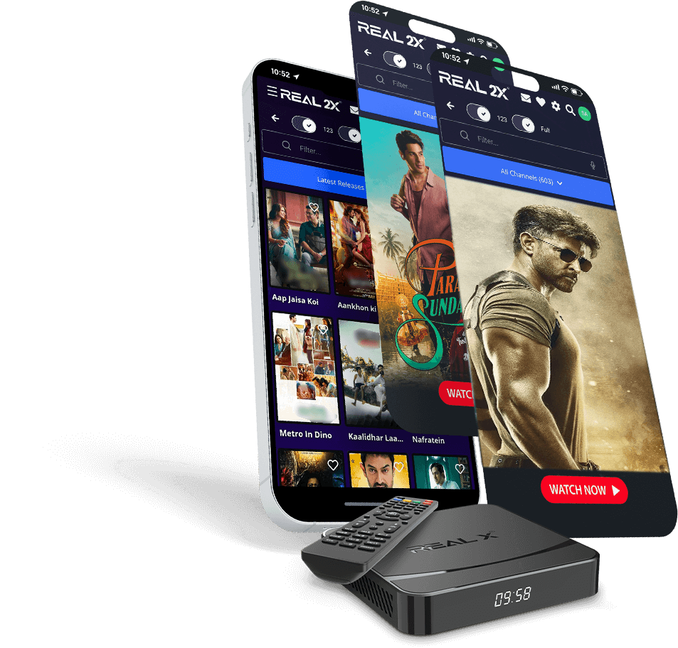 RealTV IPTV & Real2X App – Easy Way to Watch Indian TV