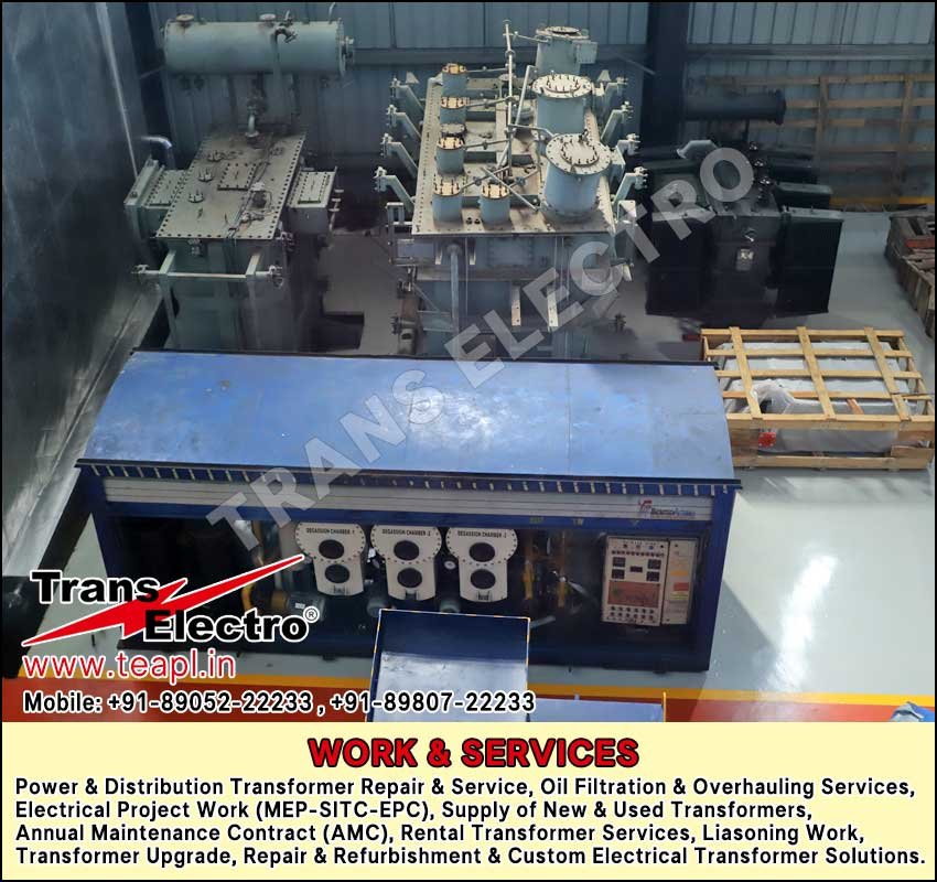 Power Transformer Repair, Service Overhauling Services company in India Gujarat