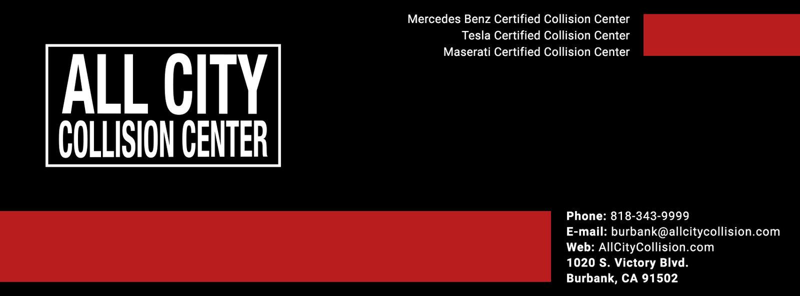 Reliable Burbank Body Shop – Collision Repair Experts