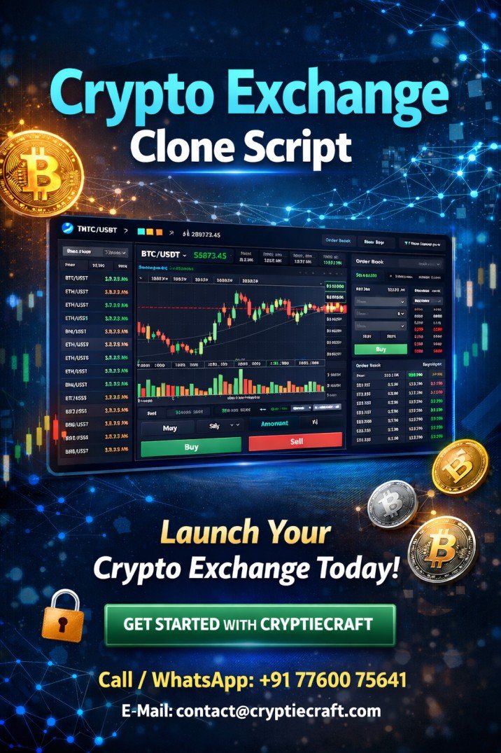 Fully Customizable Crypto Exchange Script by Cryptiecraft