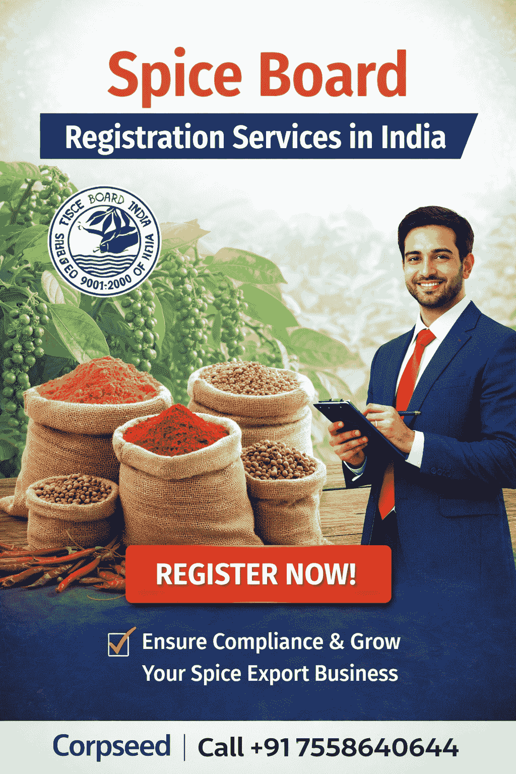 Spice Board Registration in India – Get Certified for Export & Trade