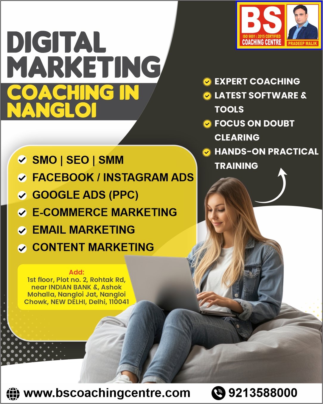 Digital Marketing Coaching In Nangloi– Hands-on Training for Freelancing