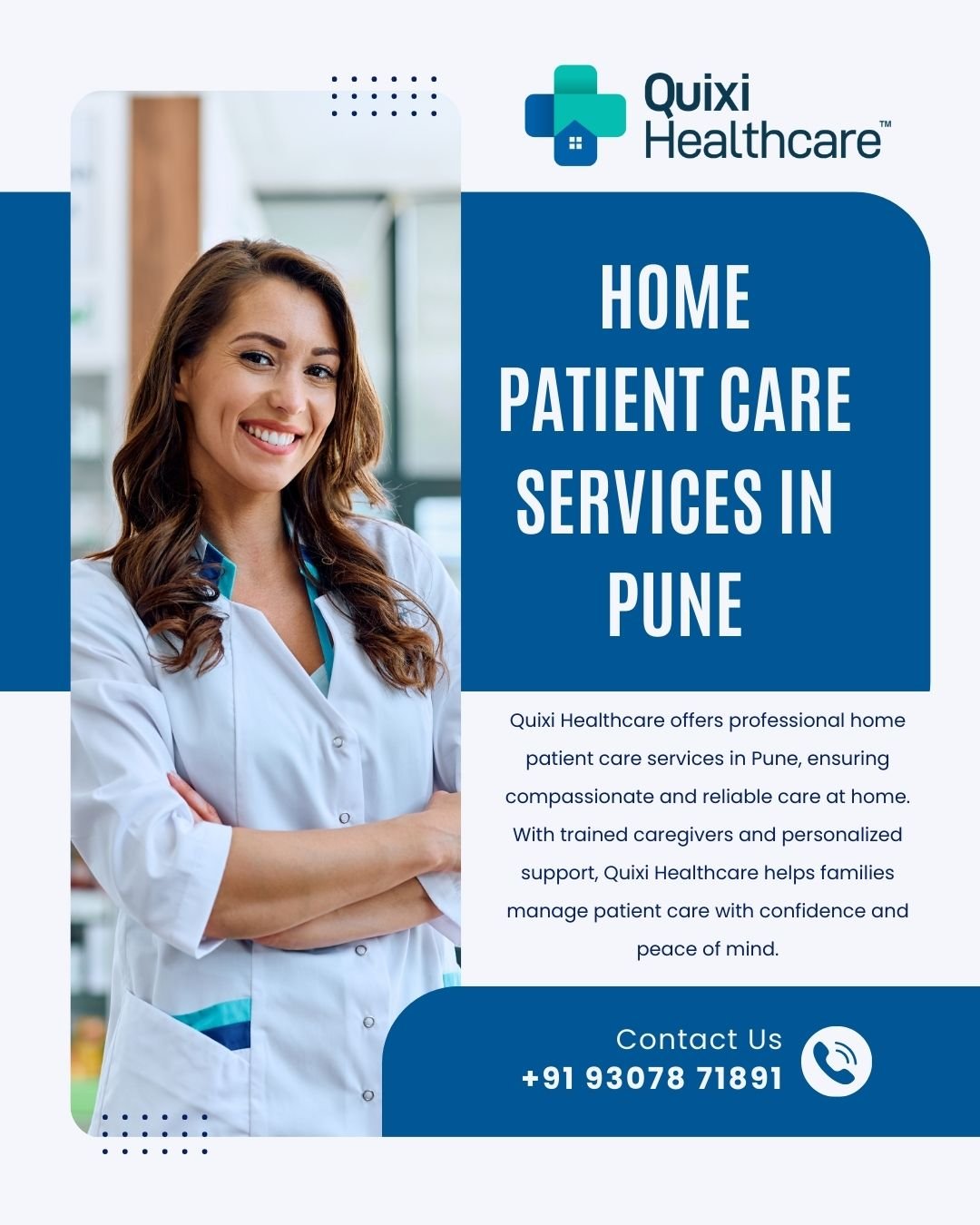 Home Full-Time Patient Caretaker in Pune – Quixi Healthcare