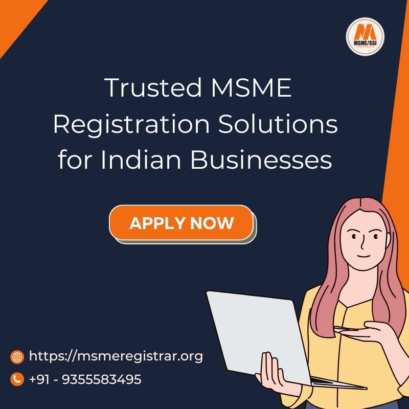 Trusted MSME Registration Solutions for Indian Businesses