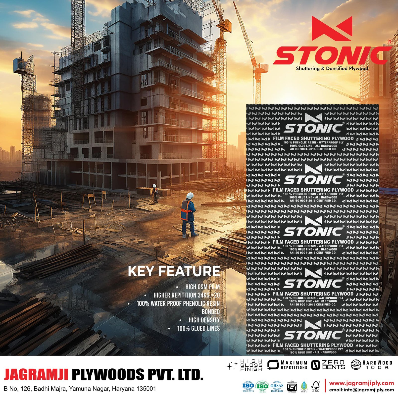 Explore the Best Shuttering Plywood Manufacturers in India – Jagramji Plywood