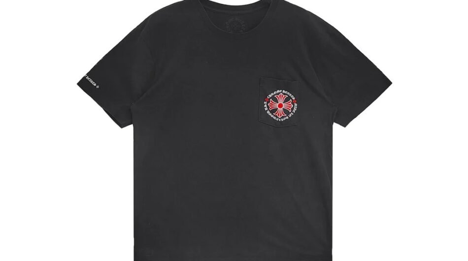 Hollywood-Made-Chrome-Hearts-Plus-Cross-T-Shirt