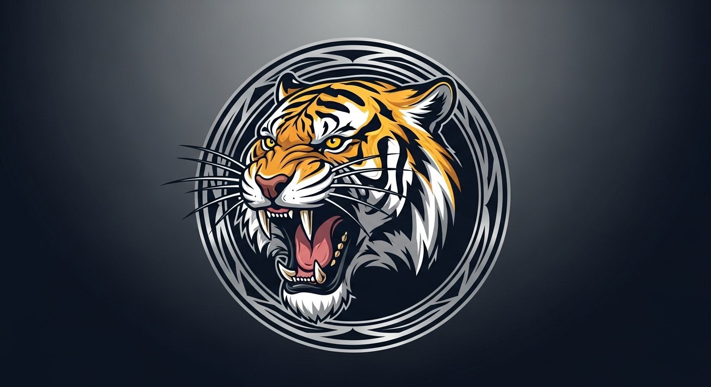 I will make tiger head logo design for your business and company
