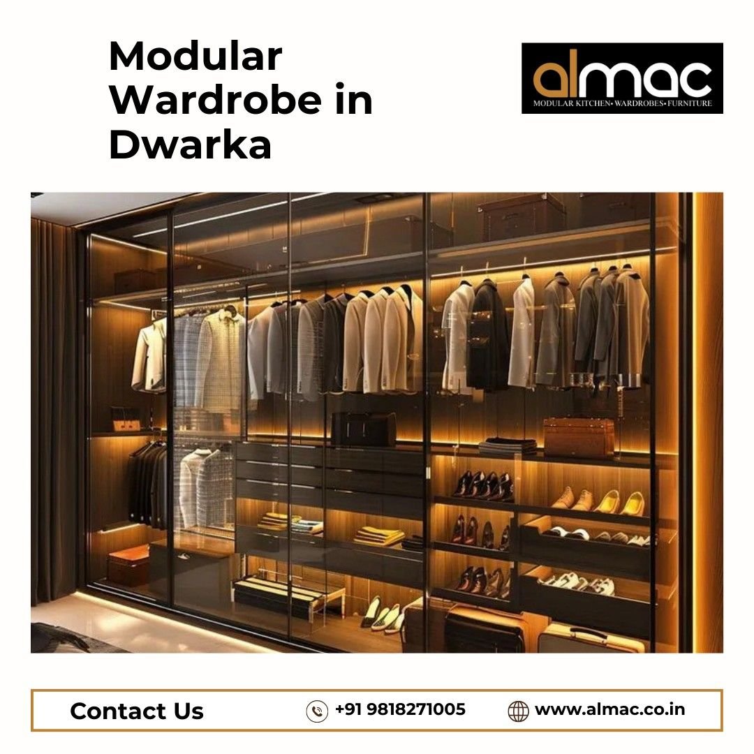 Modular Wardrobe in Dwarka | Almac Modular Kitchens & Interiors