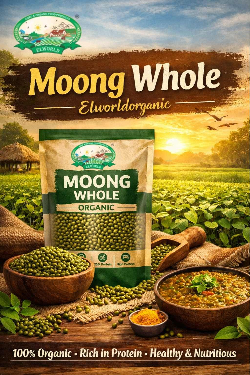 Moong whole | Elworldorganic