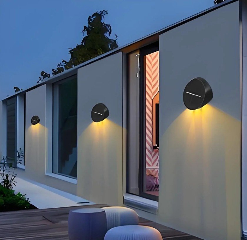 4‑Pack Solar Outdoor Wall Lights – Waterproof LED Garden Lighting